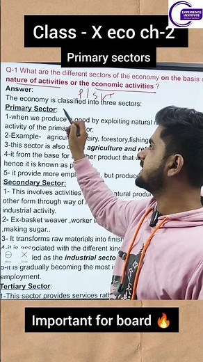 Class 10 Economics Chapter 2 – Sectors of the Indian Economy