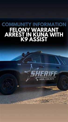On 10/27/2025 at about 2:04 p.m., deputies from the Ada County Sheriff’s Office ACTION/GIFT team, Kuna Police and the Ada County Sheriff K9 Unit responded to the 300 block of S. Swan Falls Rd. in Kuna to serve felony arrest warrants on 35-year-old Erica Oliver. Deputies used a loudspeaker to announce their presence and instructed Oliver to come outside. When she refused, deputies entered the home, and a K9 was deployed. The K9 successfully located Oliver, and she was taken into custody. Oliver w