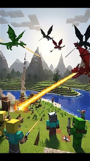 Run! Godzilla is Attacking Minecraft! 🦖 Epic Monster