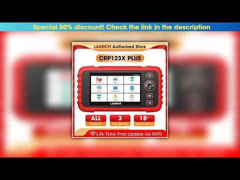 Discount LAUNCH CRP123X Plus OBD2 Scanner DIY Code Reader Car Diagnostic Tool Autoscanner Automotiv