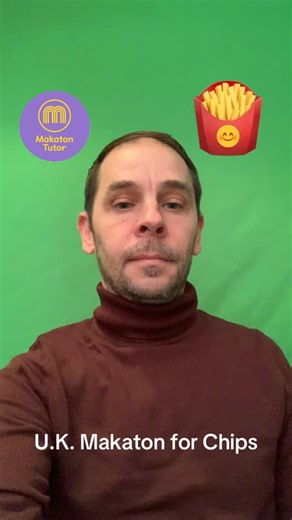 U.K. makaton for “chips” #makaton #makatontutor #makatontraining #learnmakaton #chips | Fish Makaton Training