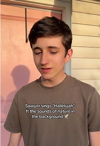 Sawyer wanted to do acapella on this one and WOW— he continues to blow us away everytime 🥹❤️ #coversong #hallelujah #80s #90s #singing