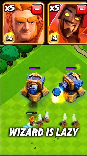 STRONGEST Cannon in Clash of Clans History 🆚 Super Troops! #viral