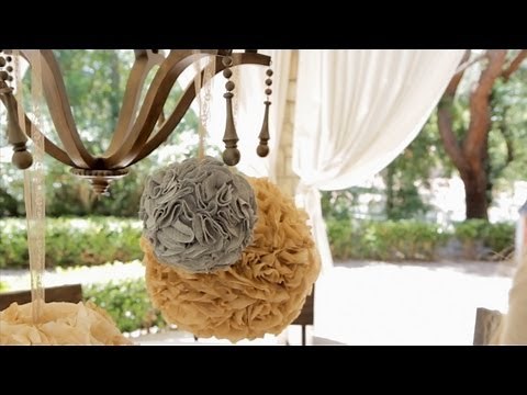 How to Make Party Poms - Let's Craft with ModernMom