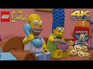 Lego The Simpsons [FULL MOVIE] All Cutscenes | 4k Full HD