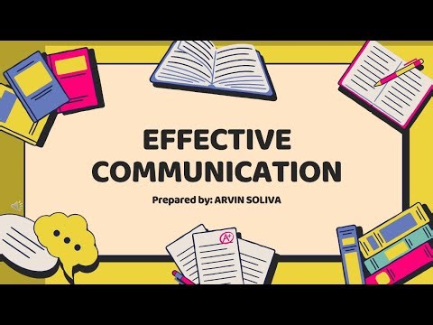 EFFECTIVE COMMUNICATION QUARTER 3 WEEK - 1 Public Facing Text