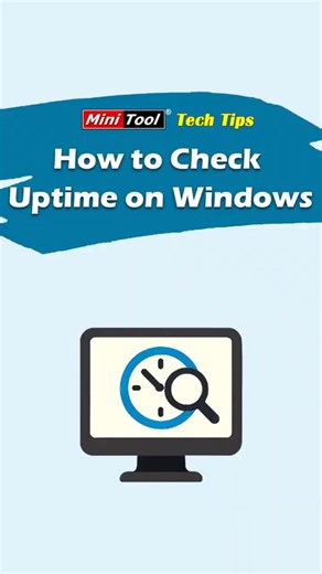 How to Check Uptime on Windows Quickly? #uptime #windowstips