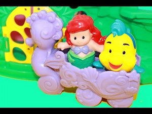 Fisher Price Princess ARIEL'S CASTLE Little People Toy Review