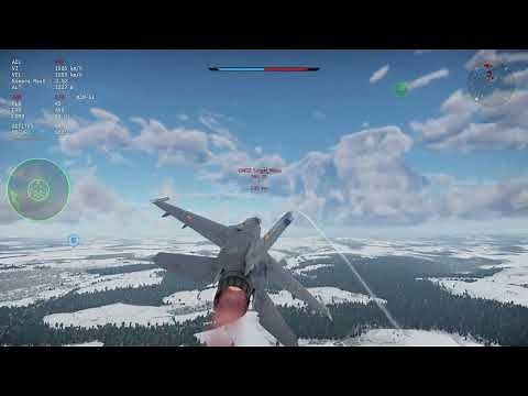 War Thunder F16A ADF Gameplay 6 Kills *The New King Of Top Tier*