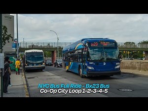 Bx23 Bus Full Ride | 1-2-3-4-5 | First Person View