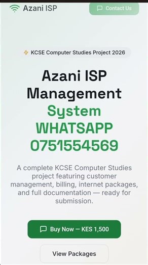 “Stop Struggling! KCSE Project Made Easy” – Simplify your database work today.