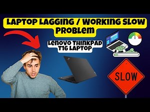 How to Fix Lenovo ThinkPad T16 Laptop Lagging / Working Slow Problem (easy method)