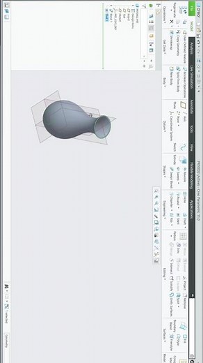 CREO Parametric for beginners |Using BLEND| #creo ‪@CADCAMDesignWorx‬