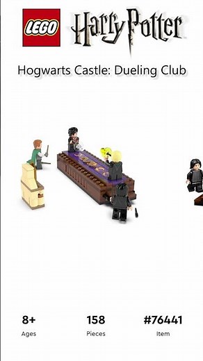 PREVIEW: LEGO HARRY POTTER, Hogwarts Castle: Dueling Club, Set 76441, LEGO 2025