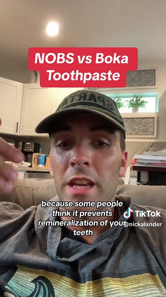 NOBS vs Boka Toothpaste Comparison