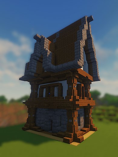 How to Build a Rustic Spruce House in Minecraft