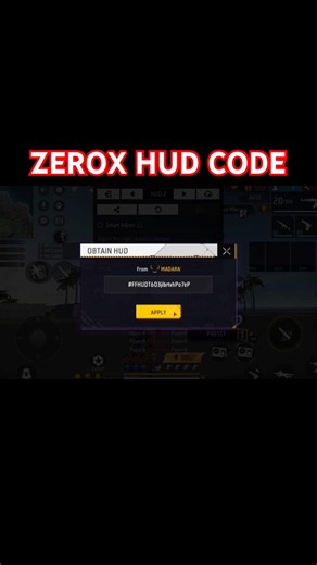 Xerox FF Best Custom HUD Code।