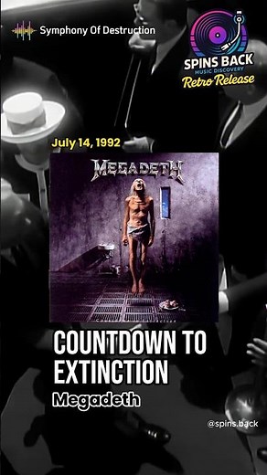 Retro Release: Megadeth – Countdown to Extinction | 33rd Anniversary Today #Megadeth #Metal