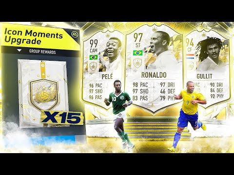FIFA 22 15 x Guaranteed Icon Moments Upgrade Packs!