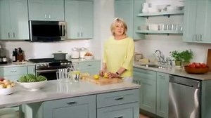 24K views · 257 reactions | Which kitchen design do you like best - open shelves or closed cabinets? See how you can have both with Martha's expertly design kitchen collection for The Home Depot! https://www.marthastewartkitchens.com | Martha Stewart | Facebook