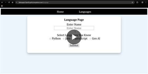 #10days10webapplication #10days10webapplication #python #bottleframework #webdevelopment #fullstack #frontend #backend #sqlite #database #html #css #javascript #genai #deployment #pythonanywhere… | Sakshi Ghosalkar
