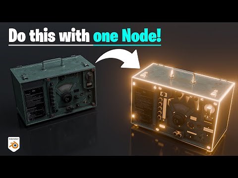 How to add edge effect using blender