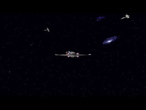 Star Wars X-Wing vs Tie Fighter Frigate Duel: Malevolent vs Endeavor Z-95 Green PoV Hard Difficulty
