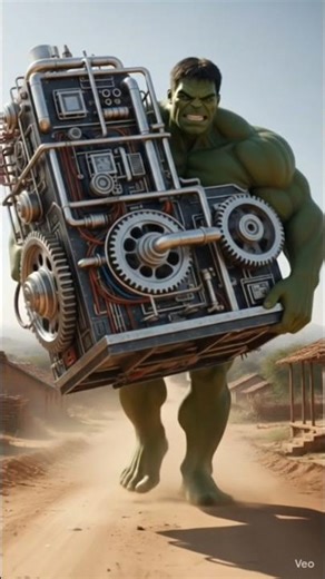 Hulk Buys a Fridge Making Machine for Mom! 😂 #ai #shorts