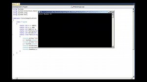 Creating Basic Console Program in C#