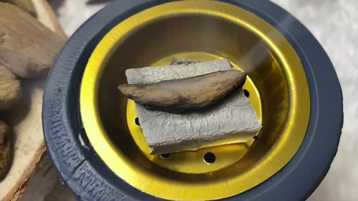 Hookah Setup with Charcoal: A Close-Up View