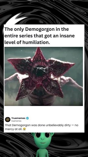 The only Demogorgon in the entire series that got an insane level of humiliation. #st5