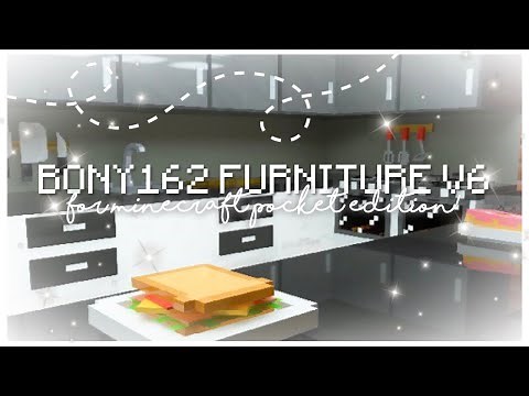 190+ New Working Furniture Items For Minecraft PE 1.20! (BONY162 Update) 🧸