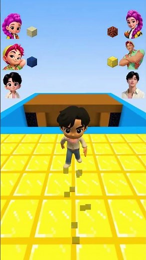 Kpop Demon Vs Squid Game Sky Jump (Part 8) #shorts #minecraft #brainrot