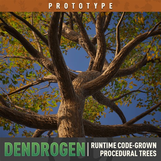 DendroGen | Runtime Code-Grown | Procedural Trees, Mihai Adrian Dragan