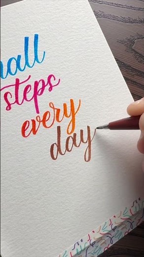 Beautiful Lettering in Calming Colors ✨ Relax & Enjoy the Process