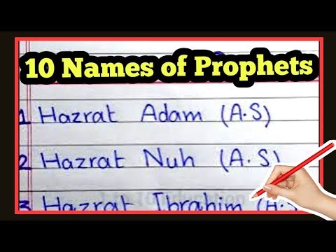 10 Famous Prophets in Islam | Learn with Names