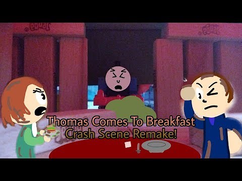 Thomas and Friends | Thomas Comes To Breakfast Crash Scene Remake! (Trackmaster, TOMY, & Plarail)