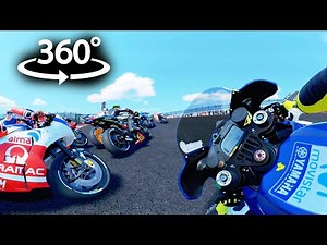 360° Motorcycle Racing in First Person VR Video [Google Cardboard VR Experience] VR 360