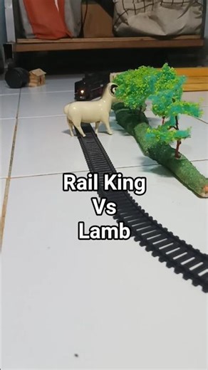 Rail King Vs Lamb #railkingtrainset #railking #asmrsounds #railtrack