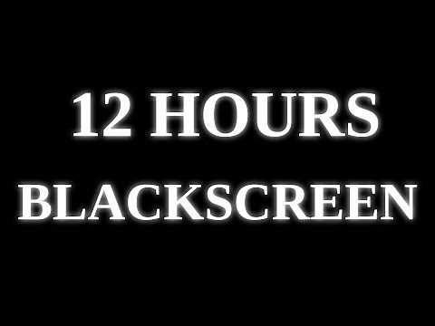 BLACK SCREEN - 12 HOURS - TEMPLATE - HD
