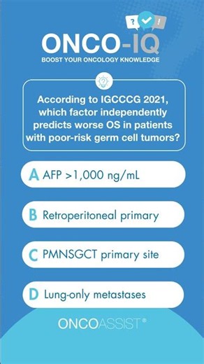 How well do you know the management of poor-risk metastatic germ cell tumours?