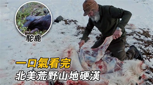 一口气看完山地硬汉：狩猎山羊捕获千斤驼鹿，改装卡车打造船只，狩猎火鸡鞣制皮草，人们在荒野实现自给自足！纪录片
