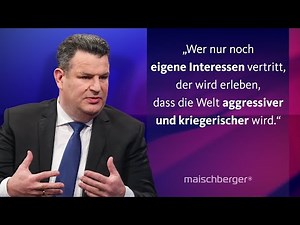 Hubertus Heil und Tino Chrupalla: Wie steht es um das transatlantische Bündnis? | maischberger