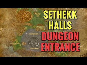 Sethekk Halls Dungeon Location (WoW TBC)