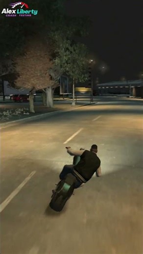 GTA 4 Crash Testing Real Car #1751 #shorts #gta #automobile #gtaonline #gaming #gtav