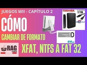CAMBIAR A FORMATO FAT32 A LOS USB MAYOR A 32GB Y DISCOS DUROS PARA NUESTRA WII - (CAPITULO 2)