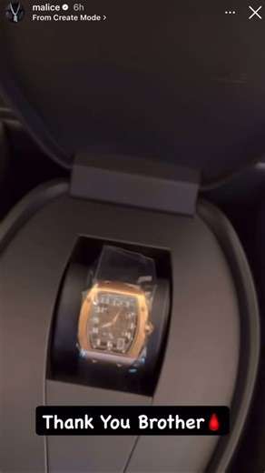Rap Radar on Instagram: "@pharrell gifts @malice a @richardmille watch"
