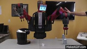 Baxter robot makes coffee on Make a GIF