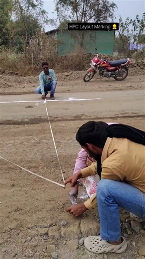 Pave Pro on Instagram: "HPC Layout Marking . . . #layoutmarking #sitework #civil #construction #civilengineer"