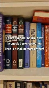 Over 800 hypnosis books in my library (from 1786 to the present day)